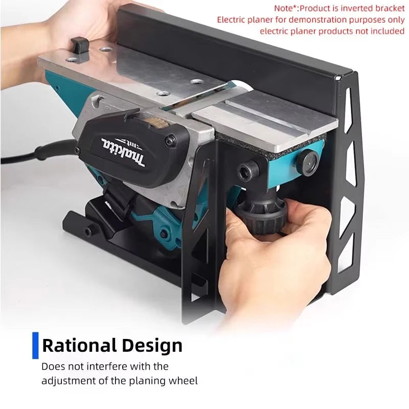 Electric Planer Inverted Stand Woodworking Planer Stand DIY Woodworking Tools Household Flip Mounting Tool