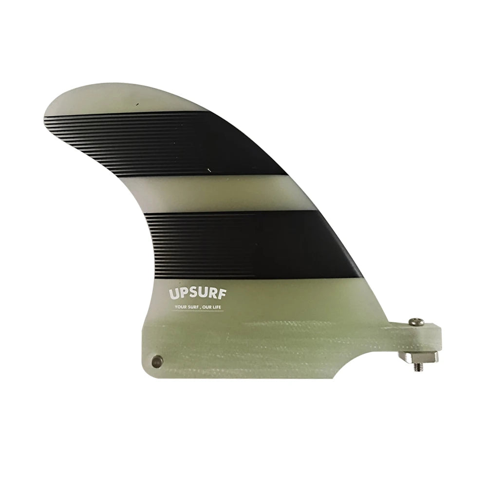 Surfboard 4.5inch Fin Center Surfing Fin For Longboard Single Gray/Clear Fin Quilha Paddle Board SUP Board Fin Small Central Fin