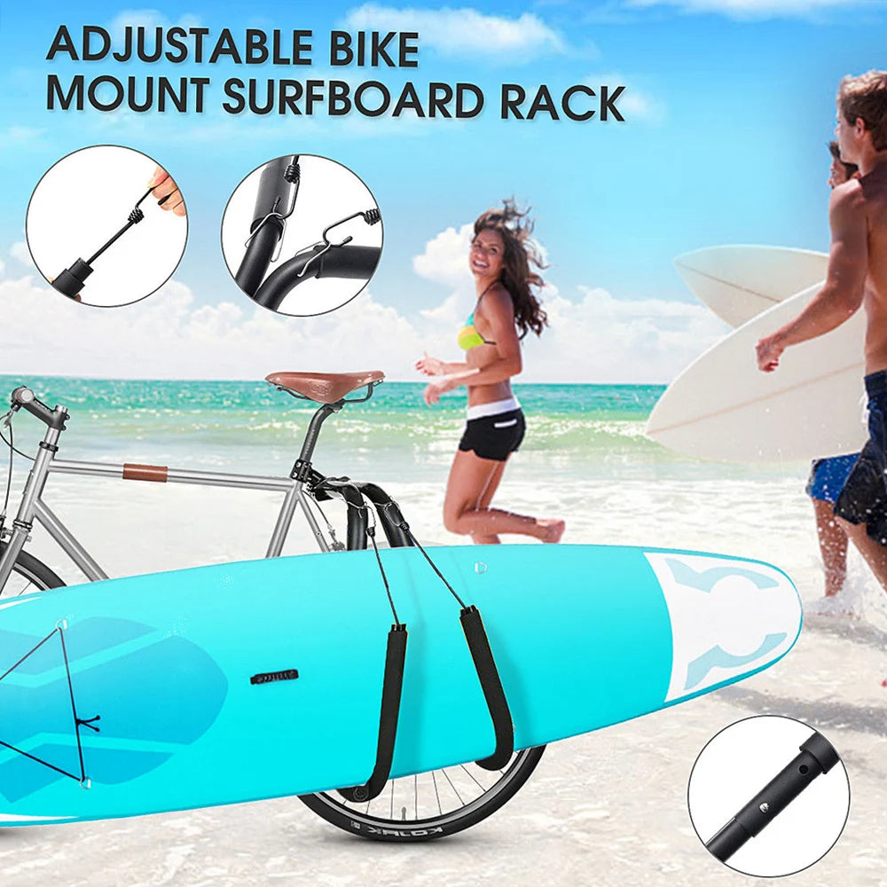 Surfboard Bicycles Carrier Rack Bike Skimboard New Side Kiteboard Holder Outdoor Beach Surfing Tools Carrier