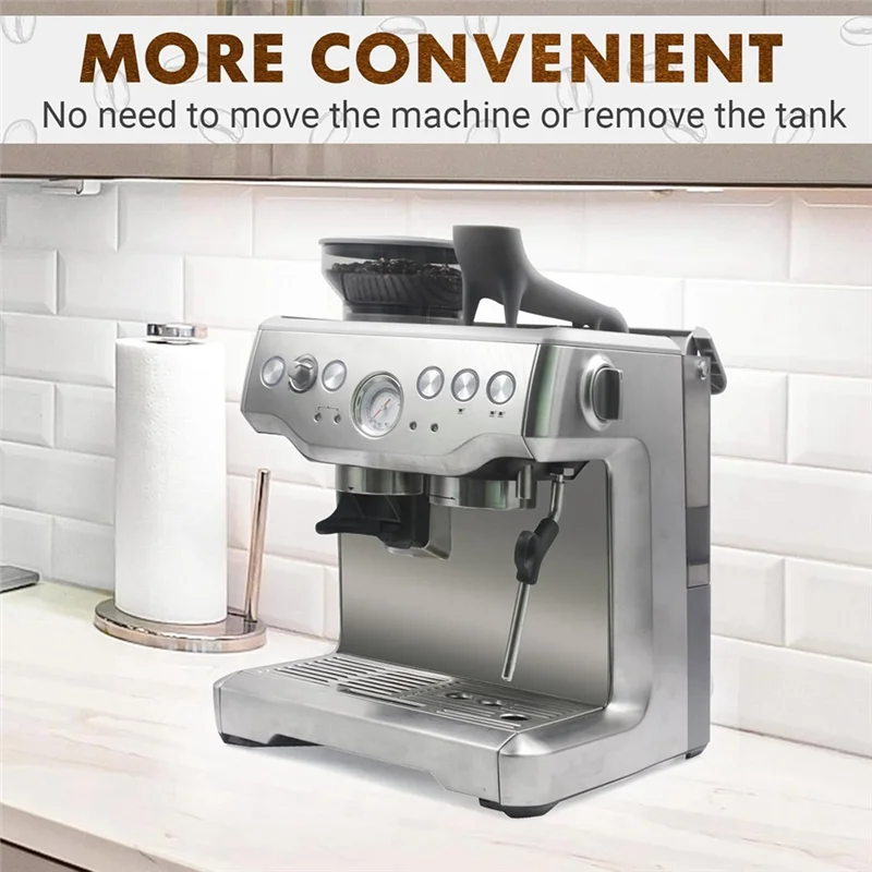 B06B-Espresso Machine Water Tank Funnel Coffee Machine Funnel & Quick Access Water Funnel For Breville Espresso Machine