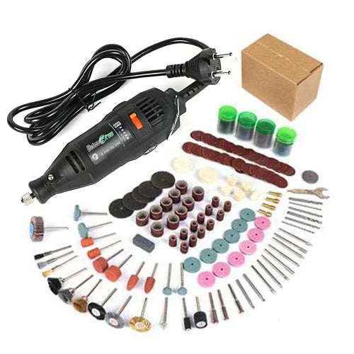 130W Power Tools Electric Mini Drill Die Grinder Engraver Polisher with Rotary Tools Set Kit Variable Speed Dremel Engraving Pen