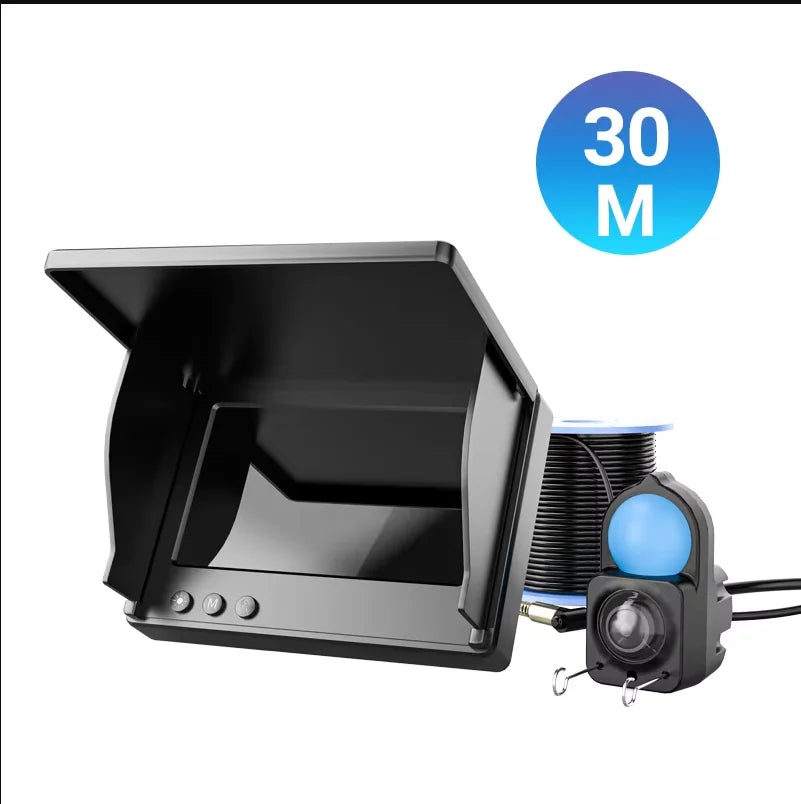 Portable Fish Depth Finder Water Handheld 1080P 4.3 Inch LCD Fish Finder Underwater 120° Fishing Camera With Night Vision