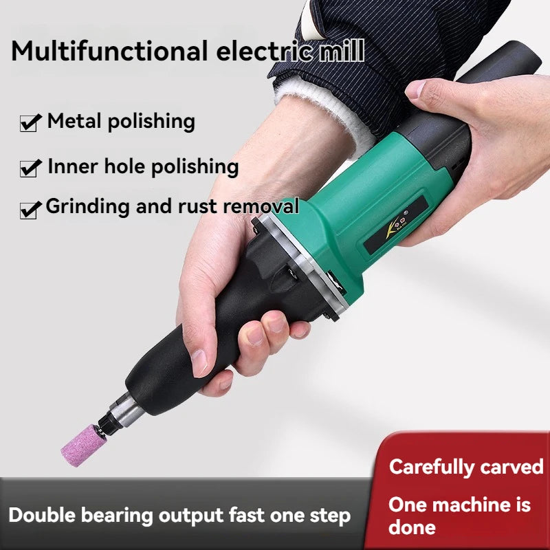 Electric Grinder Carving Polishing Machine Root Carving Stone Wood Carving Tools Electric Grinder Small Electric Drill
