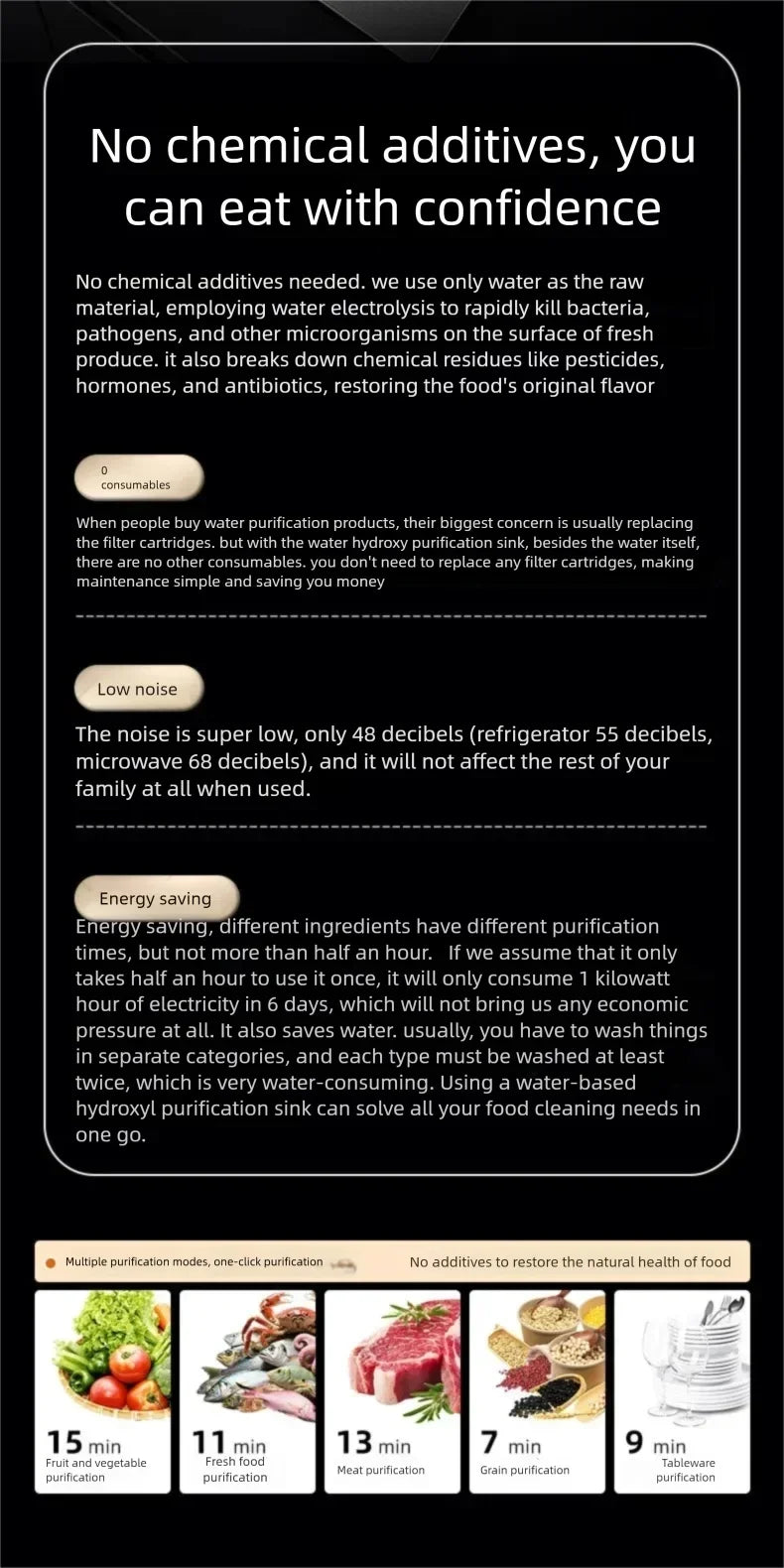 304 Stainless Steel Kitchen Sink Multifunctional Water Catalyst Purify Ingredients 100x50 Large Double Slot Wash Vegetable Basin