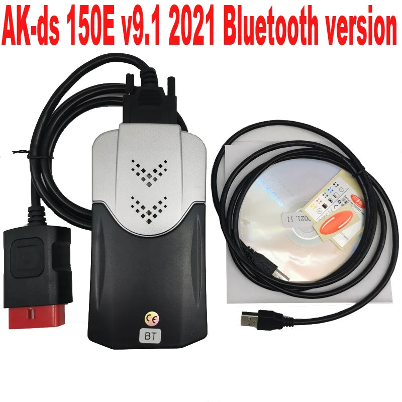 2021.11 AK DS150E With Bluetooth free Keygen For Delp DS150E V9.1 auto com OBD2 Cars Trucks OBD II Scanner Diagnostic tools