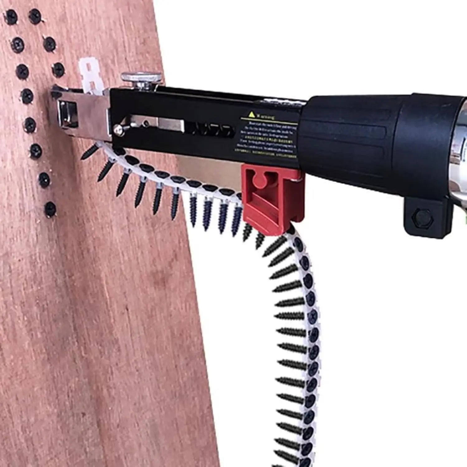 Electric Drywall Screwdriver Gun Wodworking Tools Cordless Power Drill Adjustable Screw Length and Depth Easy to Use Carpentry