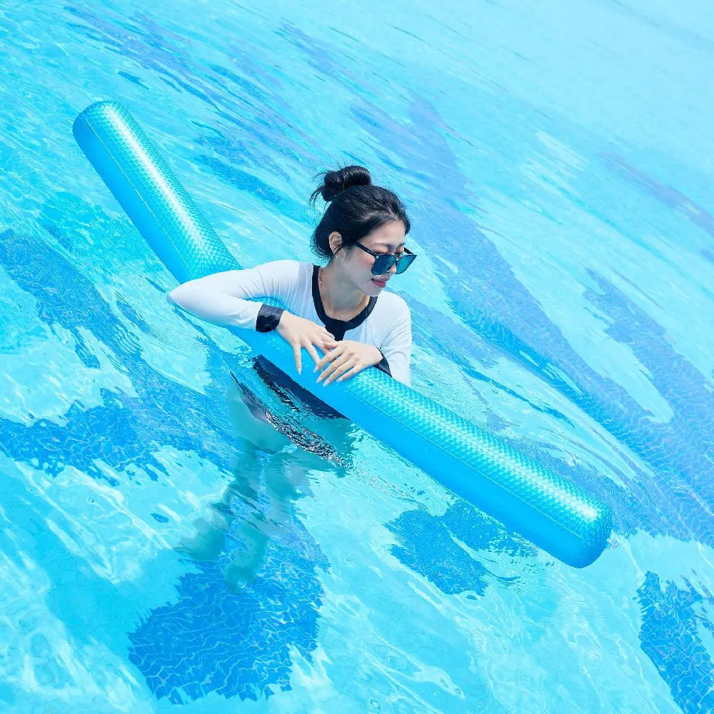 Rooxin Inflatable Swim Stick Pool Float Stick Swim Ring Tube Water Floating Ring Water Hammock Swimming Circle Pool Beach Float