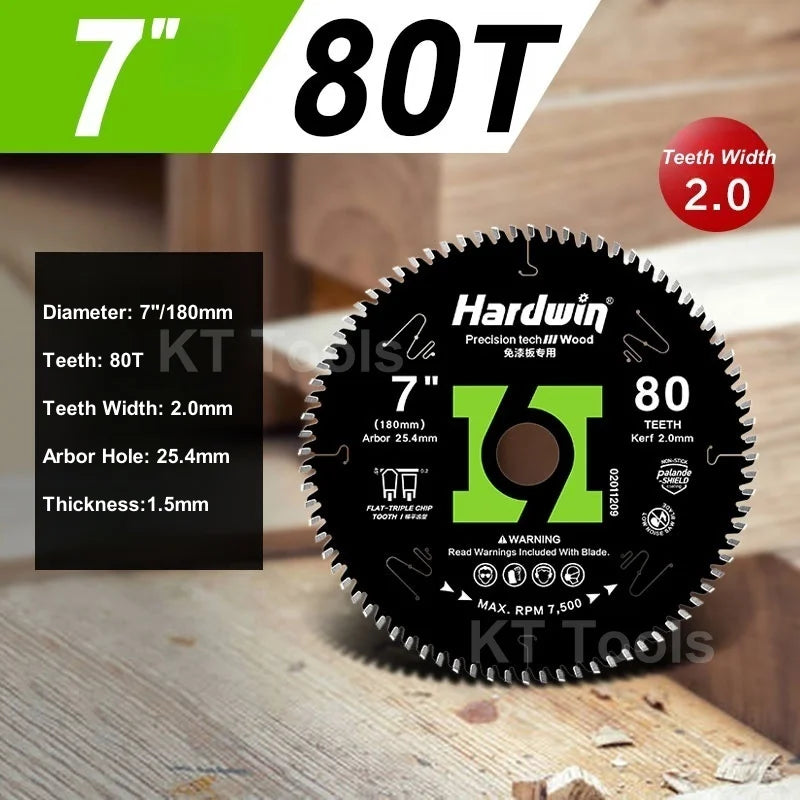 110/125/180/205/230mm Circular Saw Blade 2.0mm Teeth Kerf 40-96 Teeth Woodworking Cutting Saw Blades Disc for Cutting Wood Tools